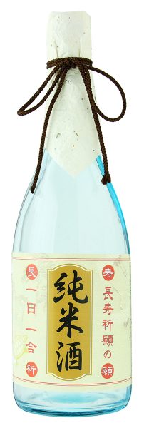 敬老の日ギフト・誕生日プレゼント 長寿祈願の純米酒 720ｍｌ メッセージカード付き