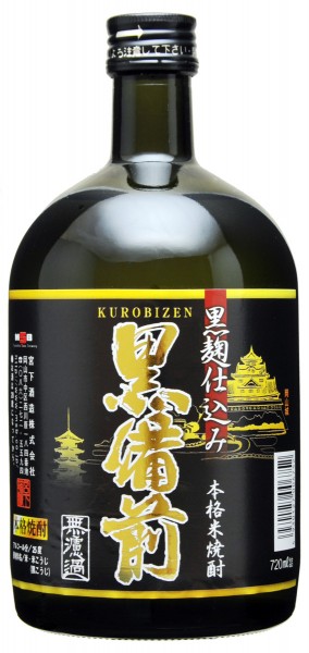 本格米焼酎 黒麹仕込み 黒備前 無濾過 720ml