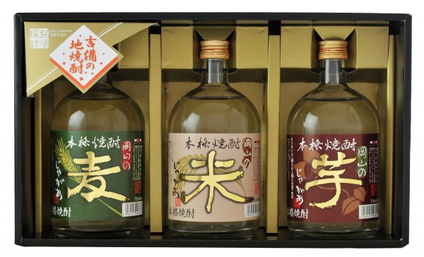 本格焼酎 麦・米・芋 飲み比べ3本セット KIM-38 | 宮下酒造株式会社