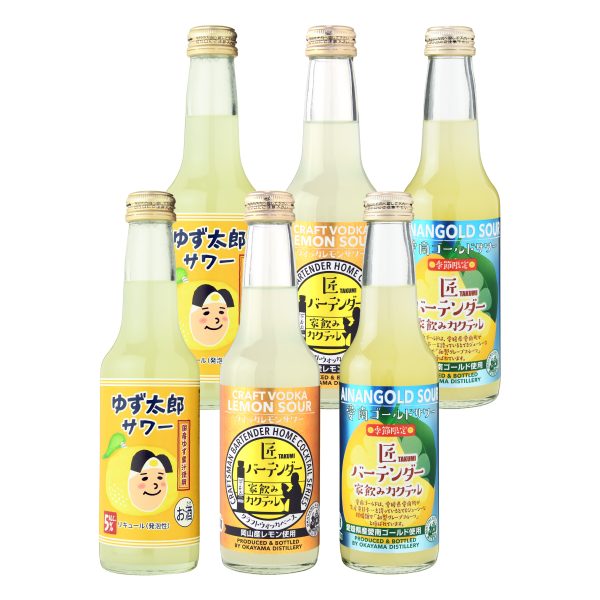 ゆず太郎サワー・ウォッカレモンサワー・愛南ゴールドサワー6本セット YZLA-6C